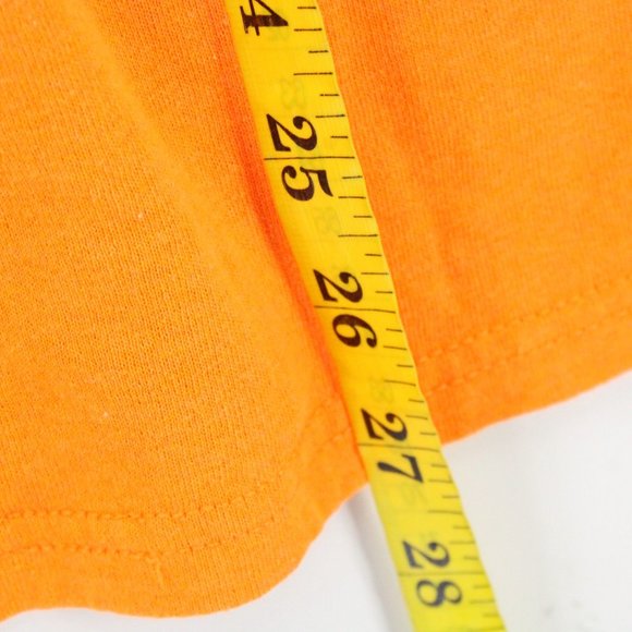 Hurley Shirt Mens Orange Short Sleeve Reckless Isolation Movie Logo Graphic L - Picture 9 of 9